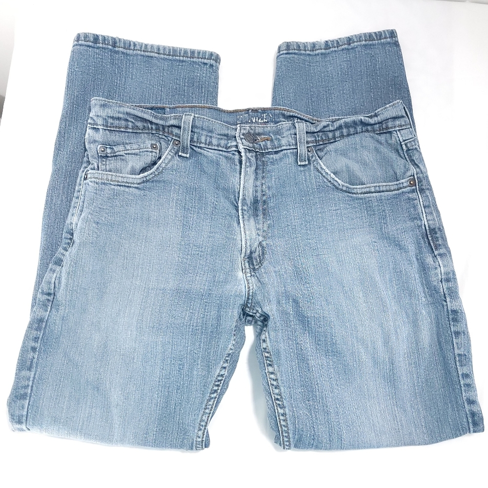 Levis Denizen Jeans Light Wash Straight Leg Jeans Sz 36x32